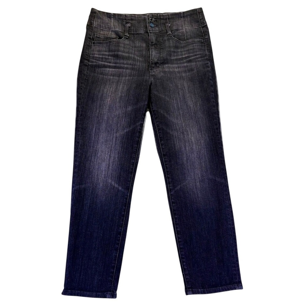 White House Black Market The Slim Ankle Jeans Extra High Rise Dark Wash 8S Denim